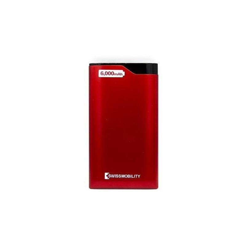 Power Bank Swissmobility I806 6000mah Rojo