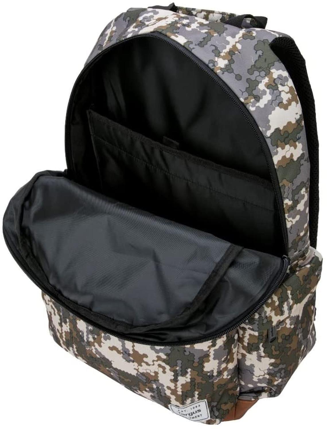 Targus Mochila Strata Hexagon para Laptop 15,6", TSB93601DI, Estilo Militar, Poliéster, Colores Verd