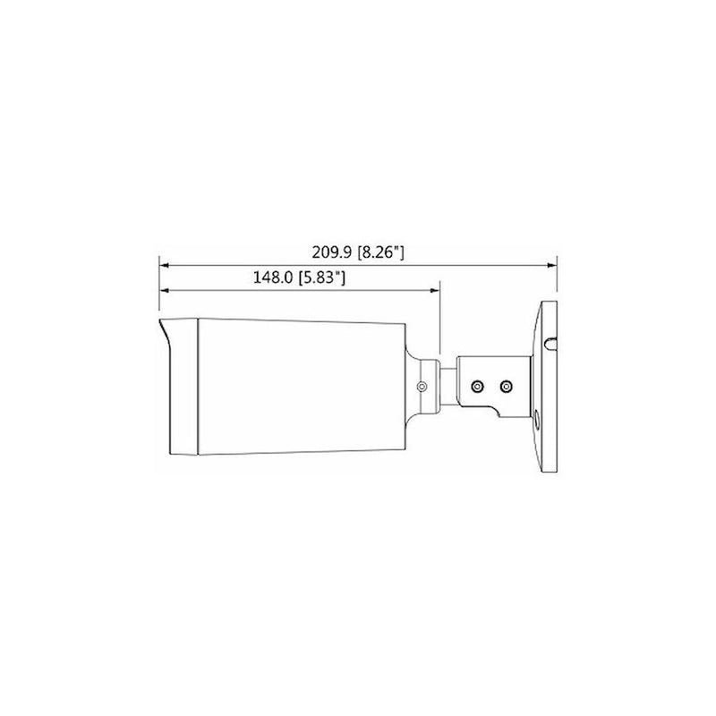 Cámara Dahua Cooper Bullet/v.f2.7-12mm/dh-hac-b4a21n-vf-2712