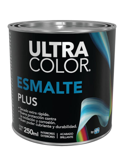 Ultracolor Esmalte Plus Negro De 250 Ml
