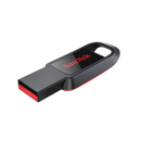 Memoria USB SanDisk Cruzer Spark, 16GB, USB 2.0, Negro/Rojo