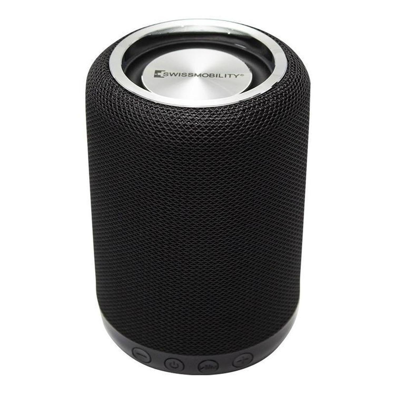 Bocina Swissmobility Inalámbrica Bluetooth Negro, SW-34BK