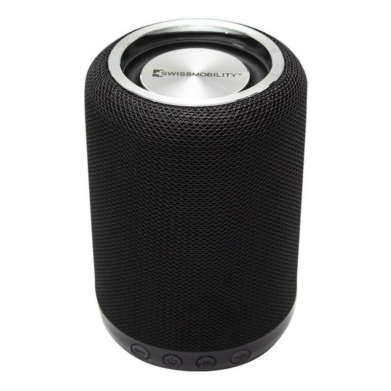 Bocina Swissmobility Inalámbrica Bluetooth Negro Sw-34bk