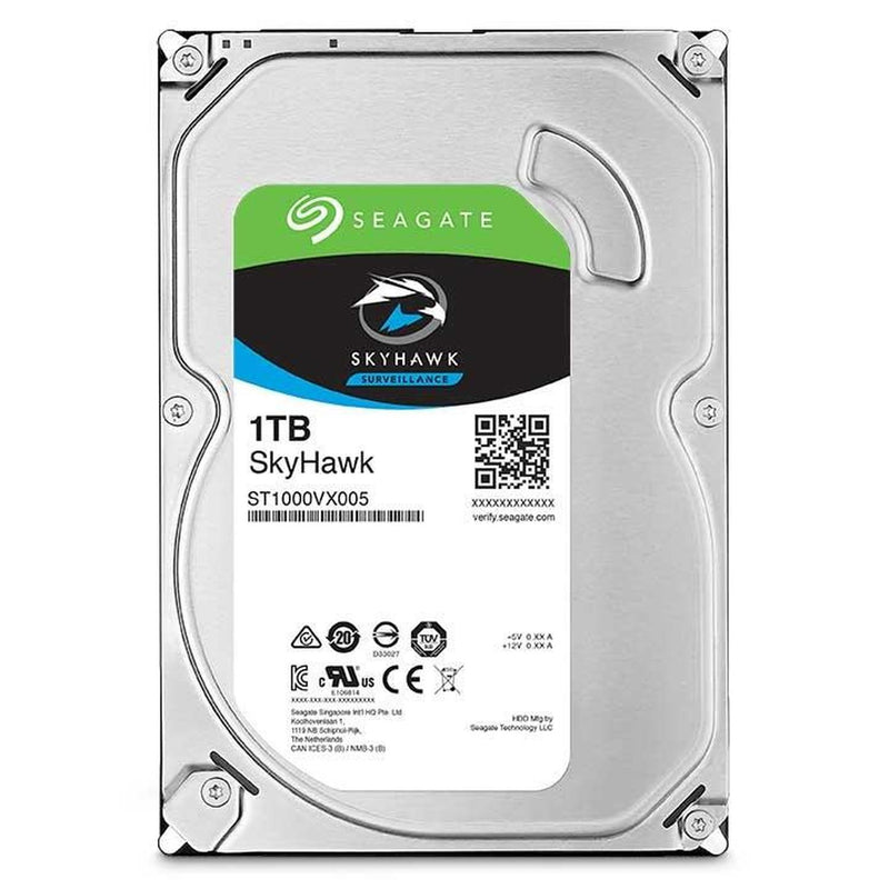 Disco Duro para Videovigilancia Seagate SkyHawk 3.5'', 1TB, SATA III, 6Gbit/s, 64MB Cache