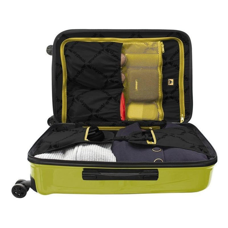 Maleta Skypeak Pearl Yellow Candado Tsa 24 Pulgadas Rígida