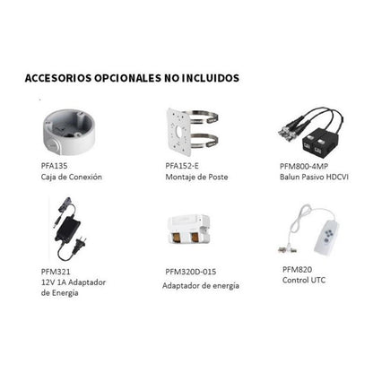 Cámara Dahua Domo 720p/93°/lente De 2.8mm/hac-t1a11-0280b