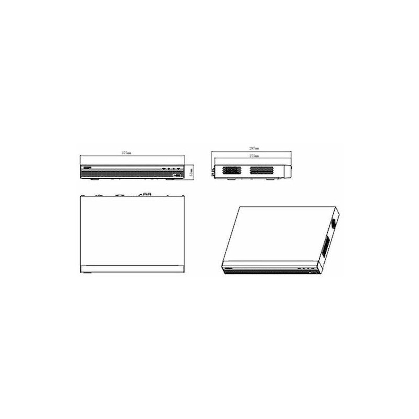 Dvr Dahua 16 Canales Pentahibrido 4mp/1080p/dh-xvr5216a-x