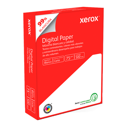 Papel Xerox 3M2000, Tamaño Carta, 5,000 Hojas, Blanco
