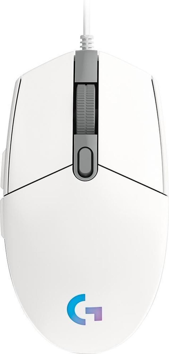 Mouse Gamer Logitech Óptico G203 LightSync, Alámbrico, USB, 8000DPI, Blanco