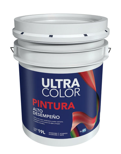 Ultracolor Pintura Vinilica Alto Desempeño Blanco 19 Lt