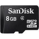 Memoria Flash SanDisk, 8GB mircoSDHC Clase 4, con Adaptador