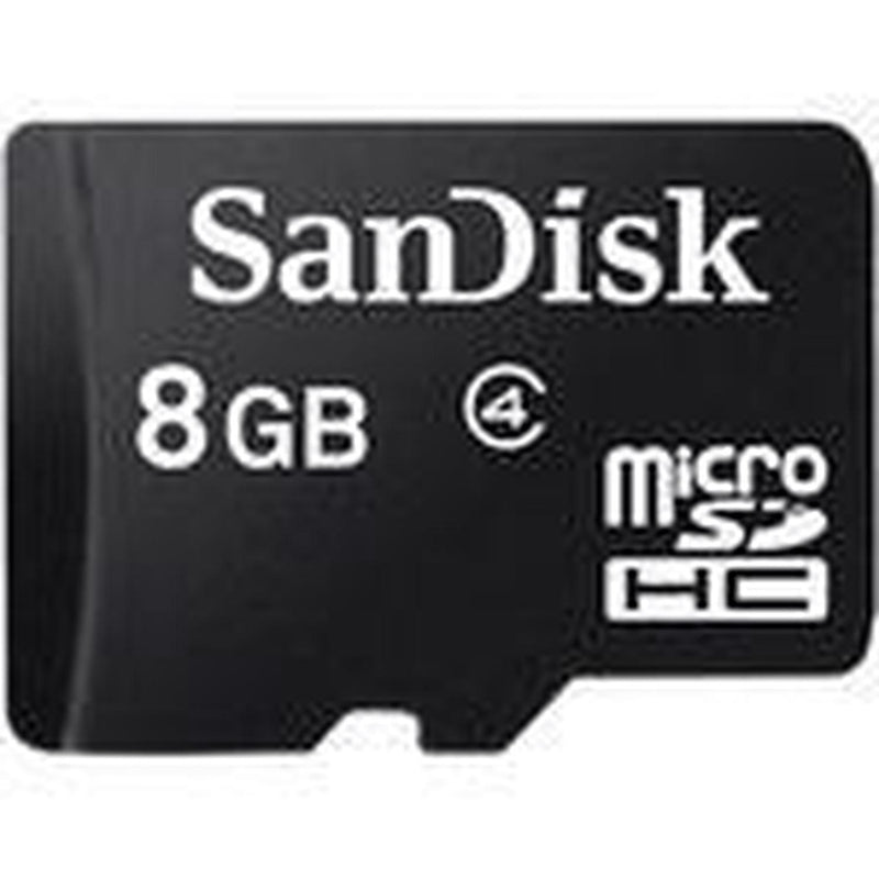 Memoria Flash SanDisk, 8GB mircoSDHC Clase 4, con Adaptador