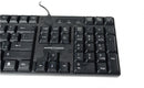 Teclado Perfect Choice PC-200970, Alámbrico, USB, Negro - Resistente a Derrames (Español)