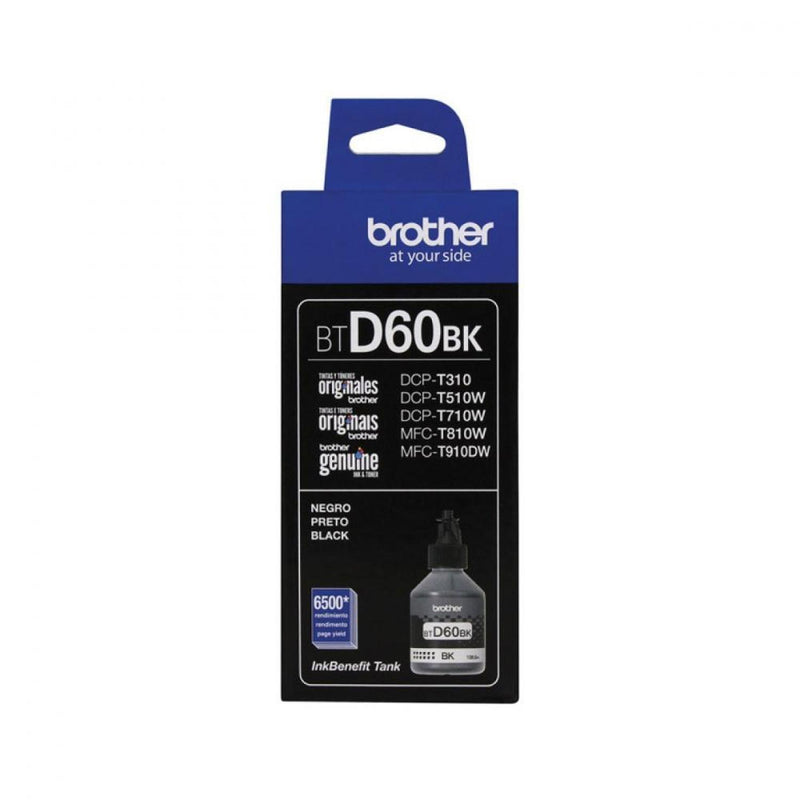 Brother Tanque de Tinta BTD60BK Negro, 6500 Páginas