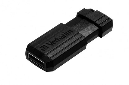 Memoria USB Verbatim PinStripe, 32GB, USB 2.0, Negro