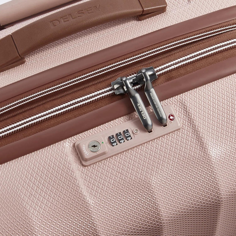 Maleta De Viaje Delsey Rígida 28'' CARROUSSEL, Rosa, con TSA