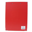 Tabla de respaldo con clip Teckmakro roja