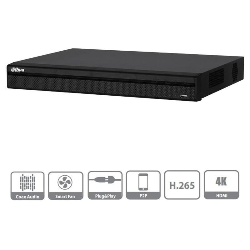 Dvr Dahua 16 Canales/4k/8mp/6mp/5mp/4mp/dh-xvr5216an-4kl-x