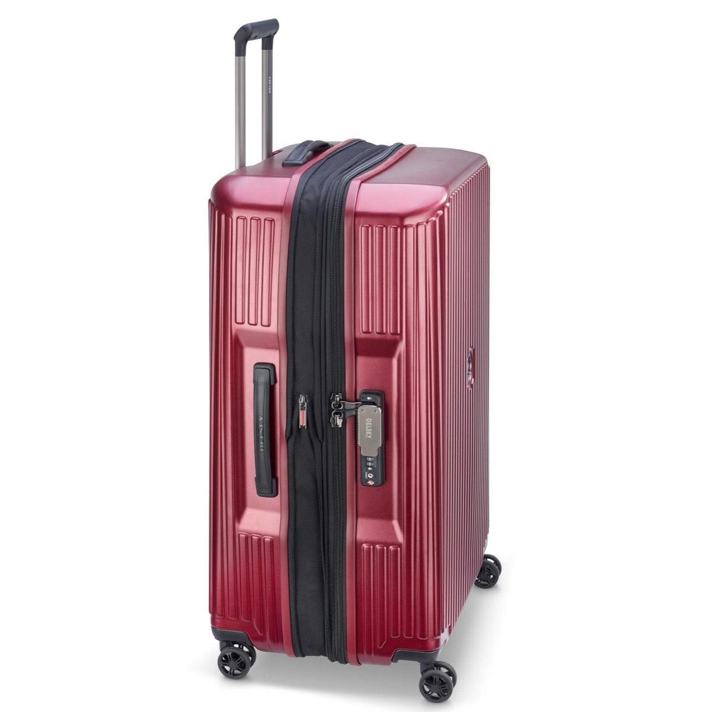Delsey Maleta Rígida SECURITIME ZIP de 28'' Expandible Rojo