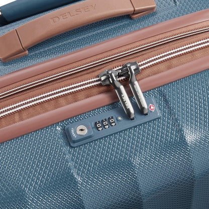 Maleta De Viaje Delsey Rígida 28'' ST Tropez, Azul, con TSA