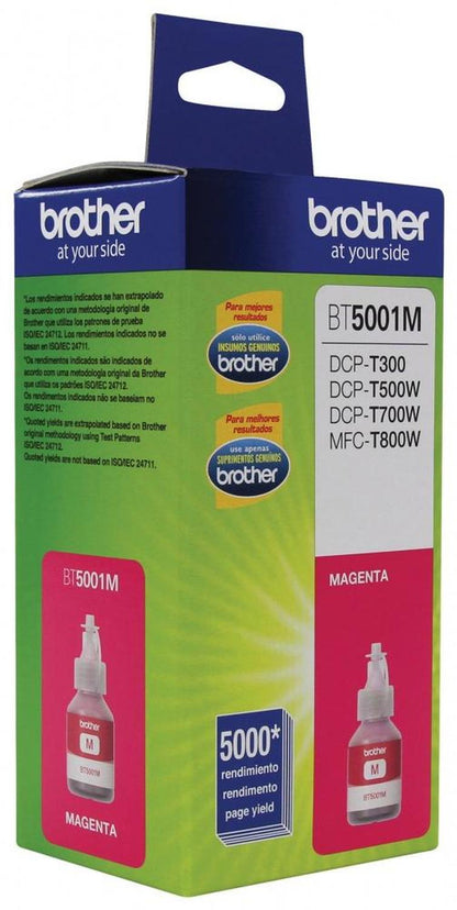 Tanque de Tinta Brother BT5001M Magenta, 5000 Páginas