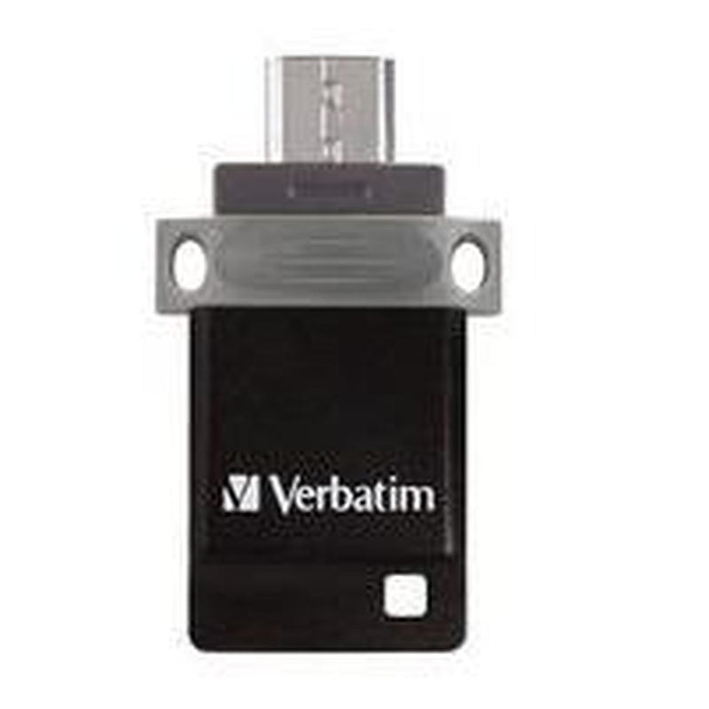 Memoria USB Verbatim Store 'n' Go, 16GB, USB 2.0, Negro, Plata