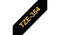 Cinta Brother TZE354 Oro sobre Negro, 24mm x 8m