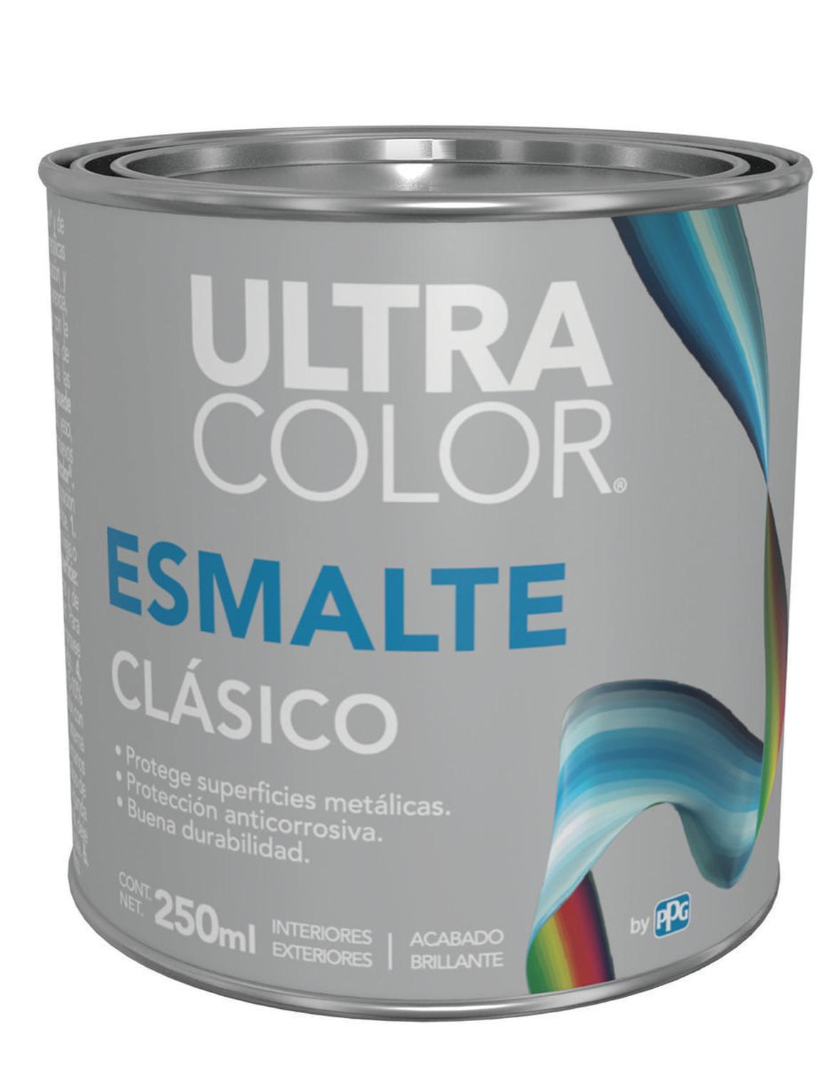 Ultracolor Esmalte Clasico Color Negro 250 Ml