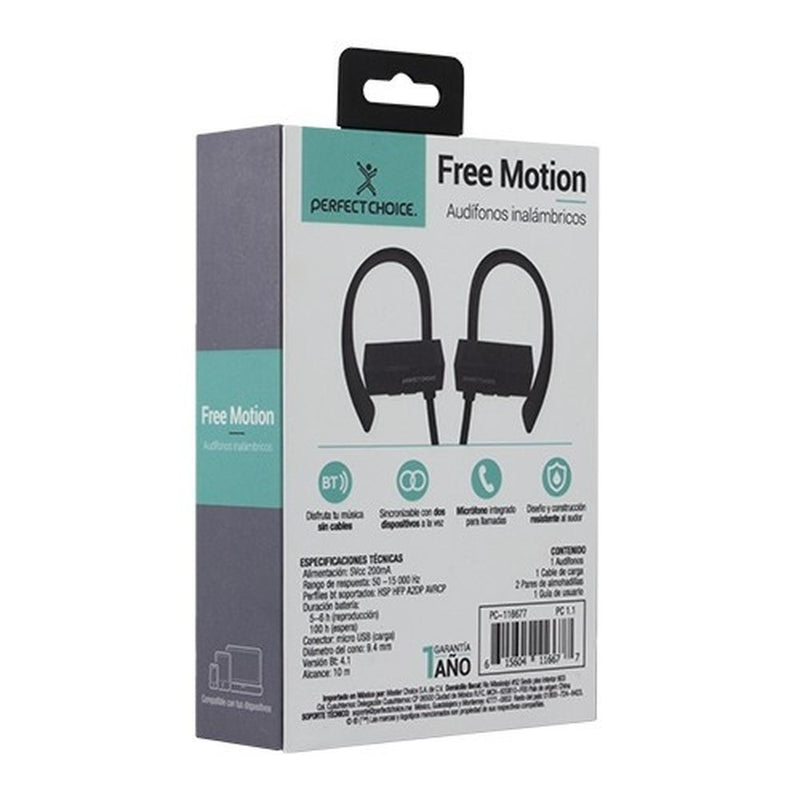 Audífonos Intrauriculares-Micrófono, Inalámbrico, Bluetooth