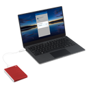 Disco Duro Externo Seagate Backup Plus Slim 2.5", 1TB, USB, Rojo - para Mac/PC