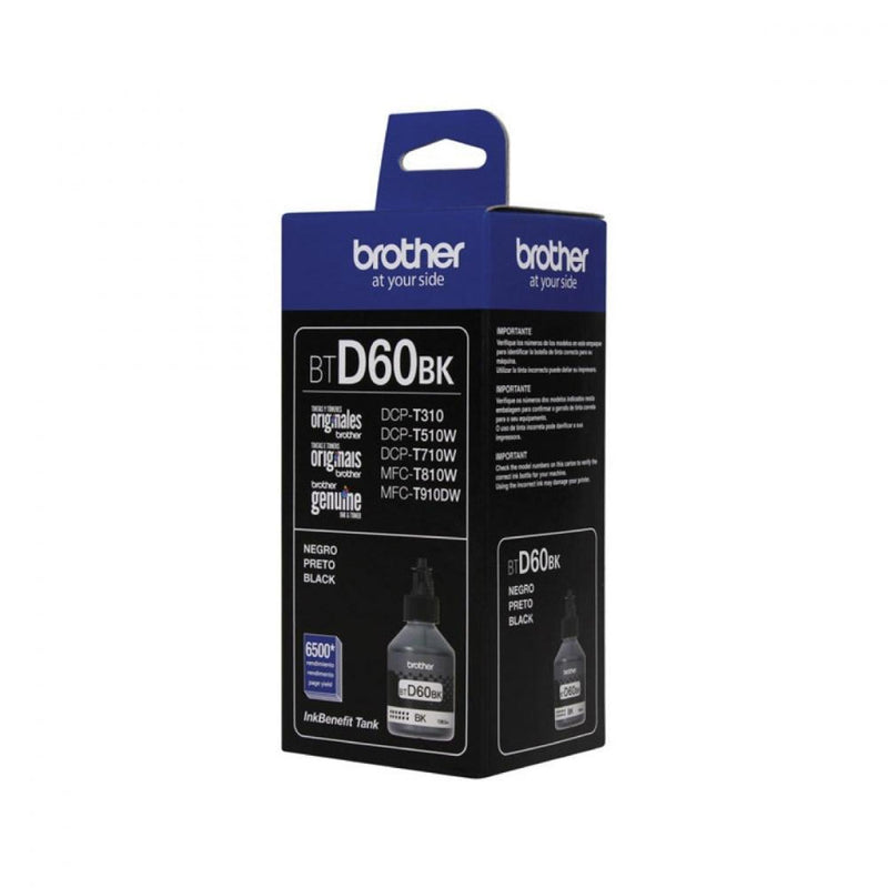Brother Tanque de Tinta BTD60BK Negro, 6500 Páginas