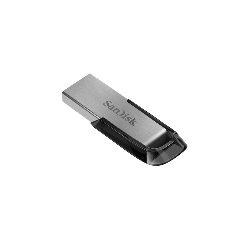 Memoria USB SanDisk Ultra Flair, 32GB, USB 3.0, Negro/Plata
