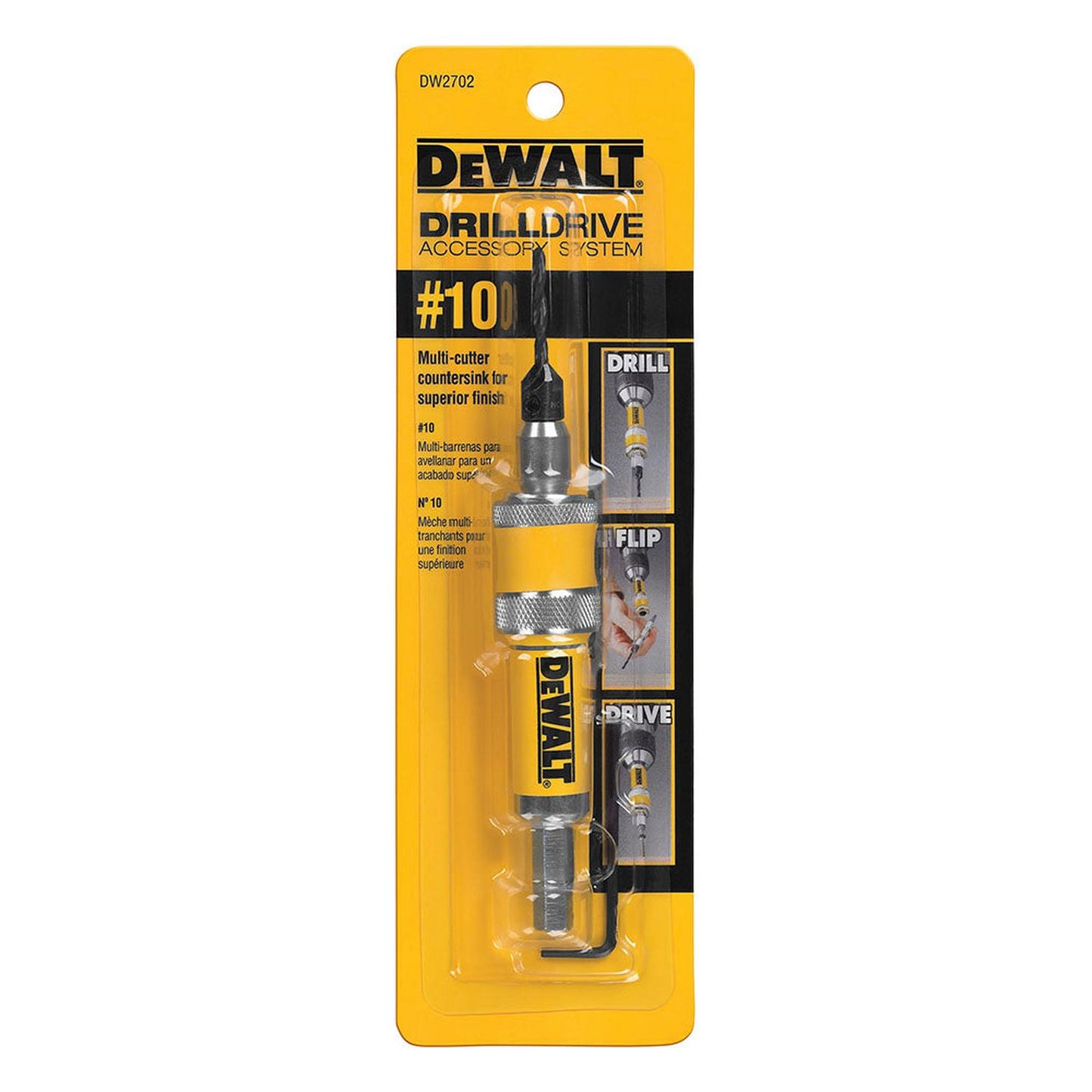 Avellanador Atornillador Reversible Numero 10 Dewalt DW2702