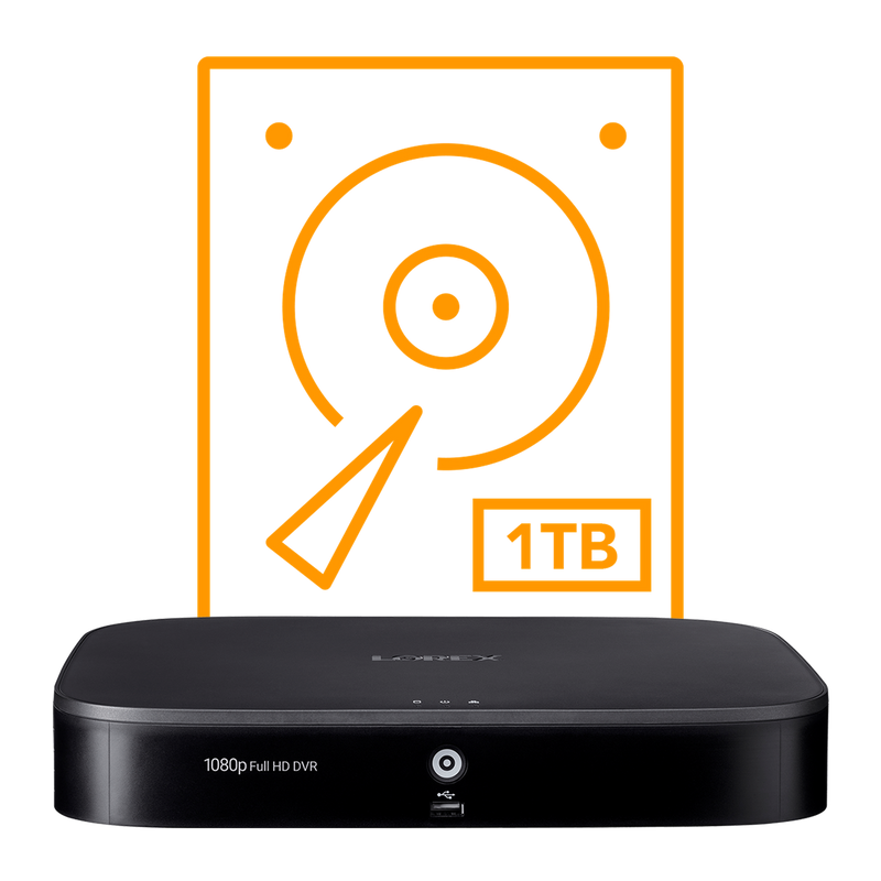 Sistema de seguridad de 8 canales hd de 1080p 8camaras