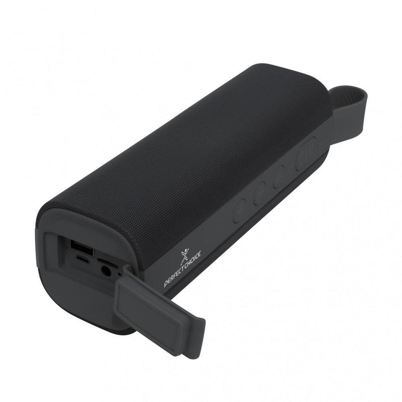 Perfect Choice Bocina Portátil PC-113003, Bluetooth, Inalámbrico, Negro