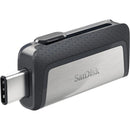 Memoria USB SanDisk Ultra Dual Drive, 32GB, USB C 3.0, Plata