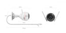 Cámara Ezviz Smart WiFi Bullet P/Ext,Inalámbrico Día/Noche