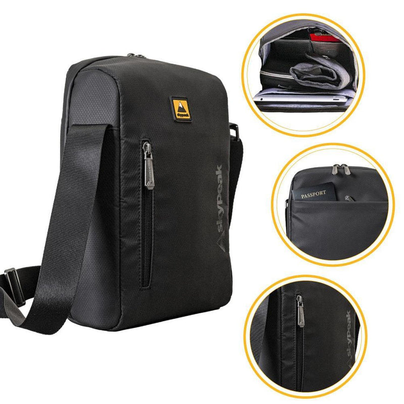 Bolso, Skypeak de hombro cruzado universal para Tablet de 10” de uso diario y de viaje PRIMEMV-110BK