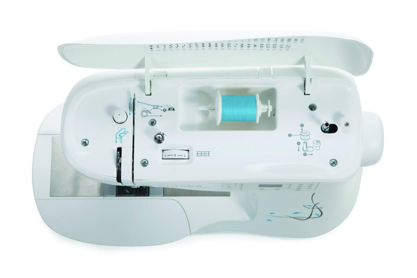 Máquina de coser Singer C240, Featherweight, Color Blanco