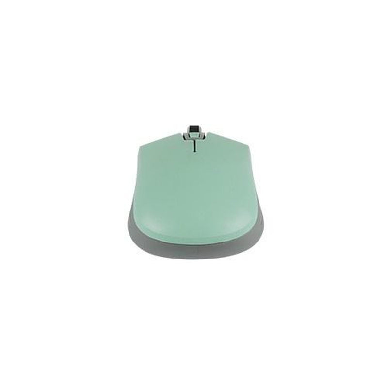 Mouse Perfect Choice Óptico PC-044819, RF Inalámbrico, 1600DPI, Turquesa/Gris