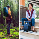 Mochila backpack Skypeak de viaje para ordenadores de 15,6" hasta 17” tamaño Extra Grande, TRP-117BL