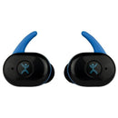 Auriculares Perfect Choice Inalámbrico, Bluetooth,Negro/Azul