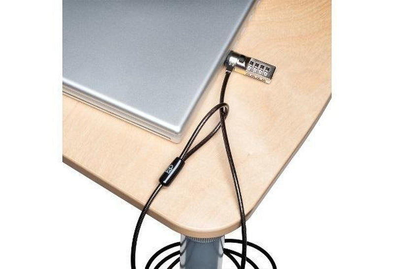 Candado de Combinación para Laptops1.8 Metros,Negro/Amarillo