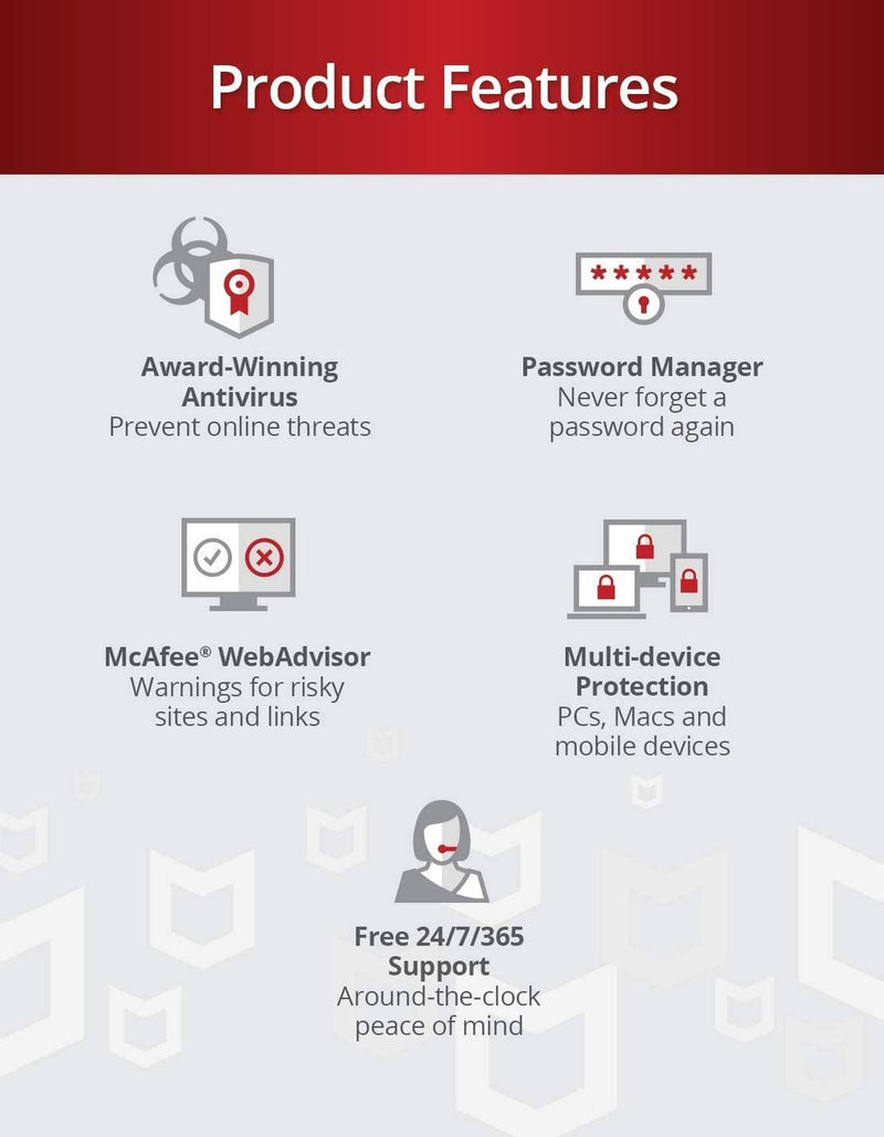 Antivirus McAfee Plus para 10 Dispositivos /MAV00LNRXRP1
