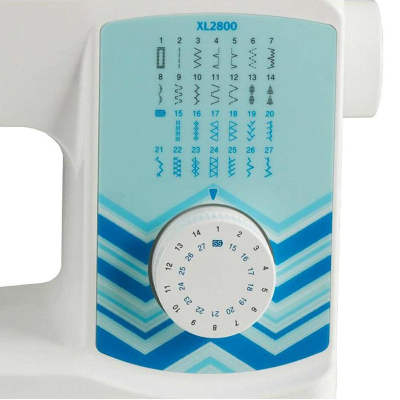 Máquina de coser doméstica Brother XL2800, máquina de coser doméstica de 27 puntadas con 63 funcione