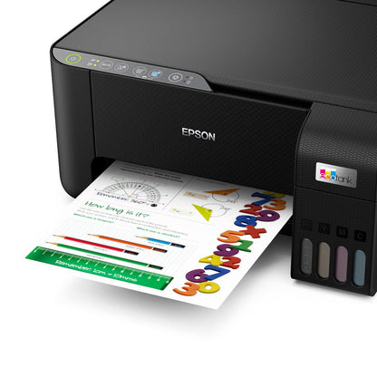 Impresora a color multifunción Epson EcoTank L3250 con wifi negra