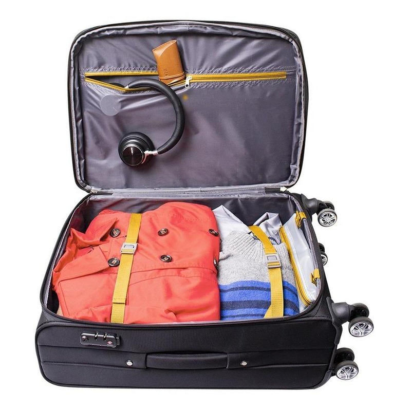 Maleta Skypeak Suave Classic Con Candado Tsa Negro 20 Pulgadas