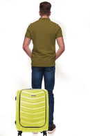 Maleta Skypeak Pearl Yellow Candado Tsa 20 Pulgadas Rígida