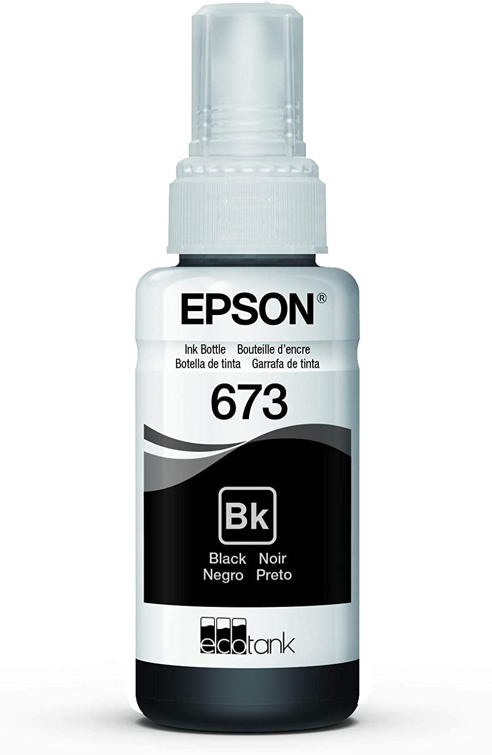 Botella De Tinta Original Epson Negra para L800, T673120-AL