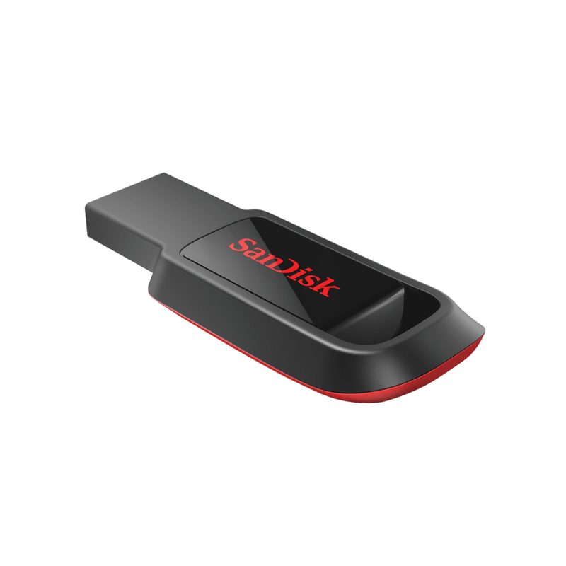 Memoria USB SanDisk Cruzer Spark, 16GB, USB 2.0, Negro/Rojo